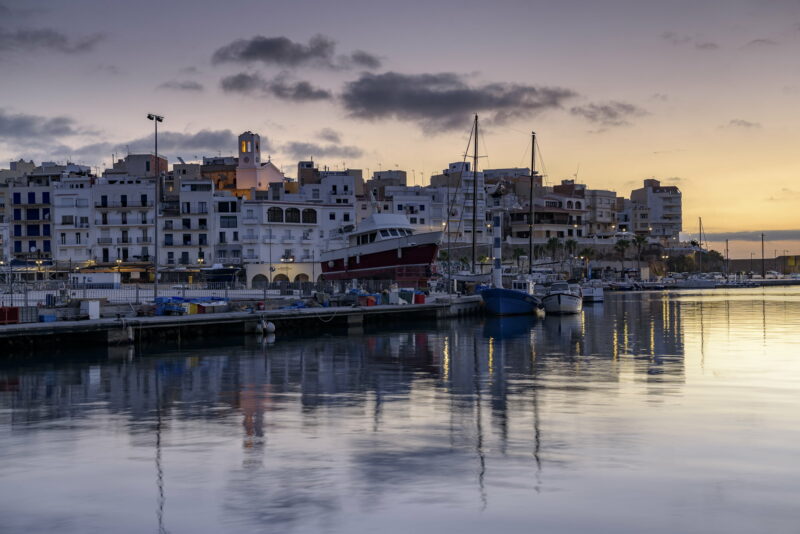 Port de l'Ametlla de Mar im Morgengrauen