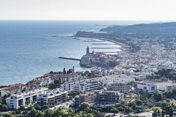 Blick auf Sitges