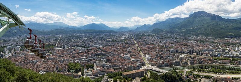 Grenoble in den Französischen Voralpen