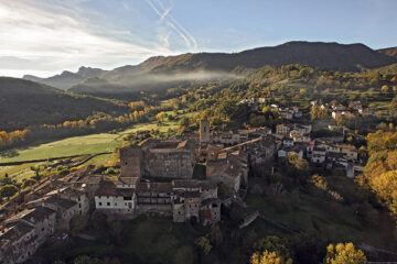 Santa Pau in der Region la Garrotxa