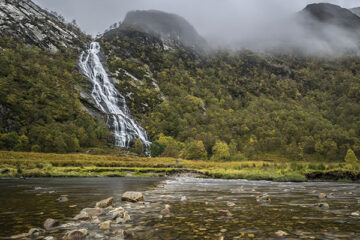 Die Steall Falls in Glen Nevis