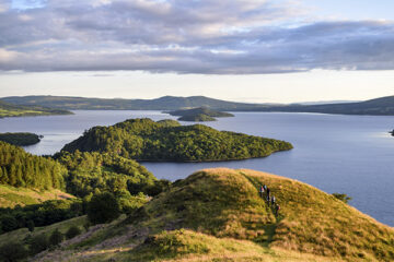 Blick über den Conic Hill