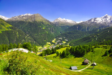 Bilderbuch-Ausblick: Sölden im Ötztal