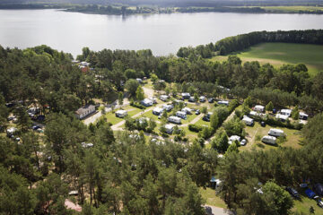 Luftbild des Campingparks