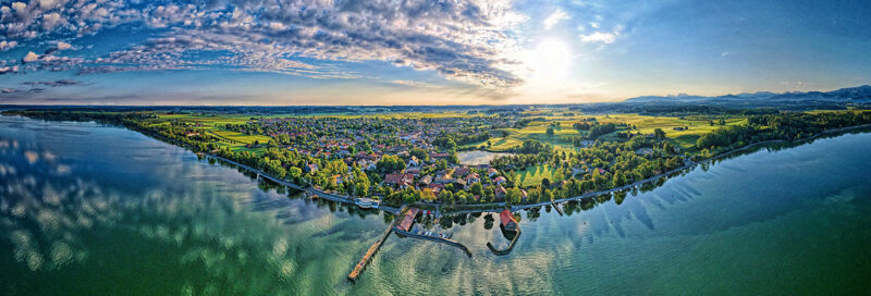 Chieming am Chiemsee in Bayern