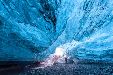 im Inneren des Skaftafell-Gletschers, Vatnajökull-Nationalpark in Island