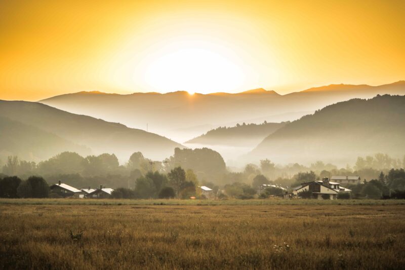 Sonnenaufgang in den Pyrenäen