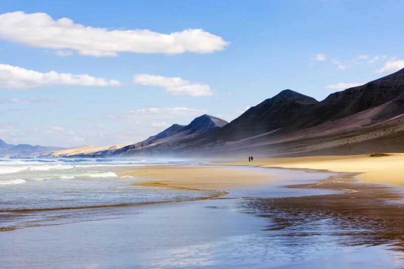 Wandern am Strand von Cofete, Fuerteventura