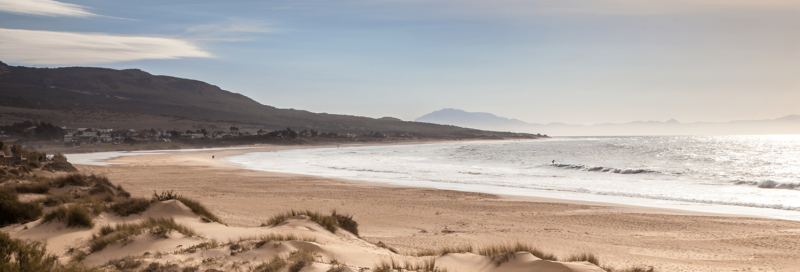 Playa de Bolonia Bucht Andalusien im Winter