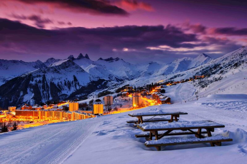 Alpen, Les Sybelles, Frankreich