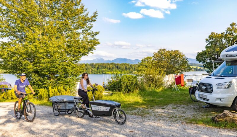 Lastenrad Campingplatz