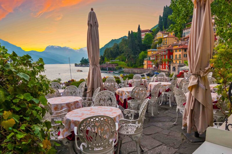 Urlaub in Italien - Blick auf den schönsten See Italiens, Varenna, Lago di Como