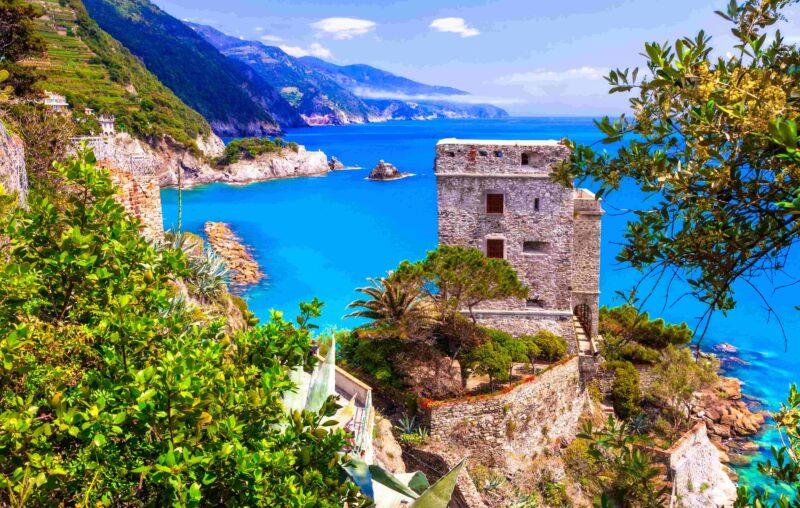 Cinque Terre Dörfer - malerisches Monterosso al Mare, Italien, Ligurien