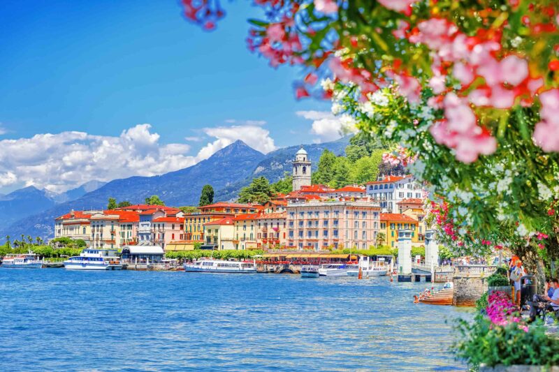 Comer See und das schöne Dorf Bellagio