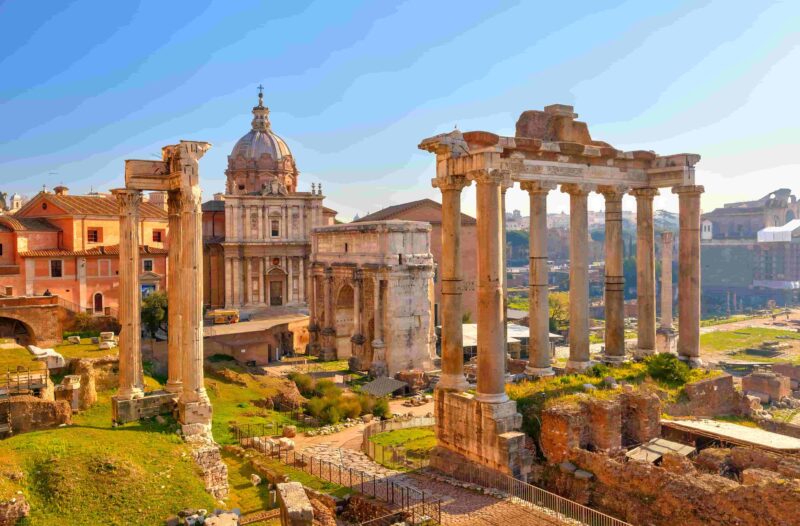 Römische Ruinen in Rom, Forum