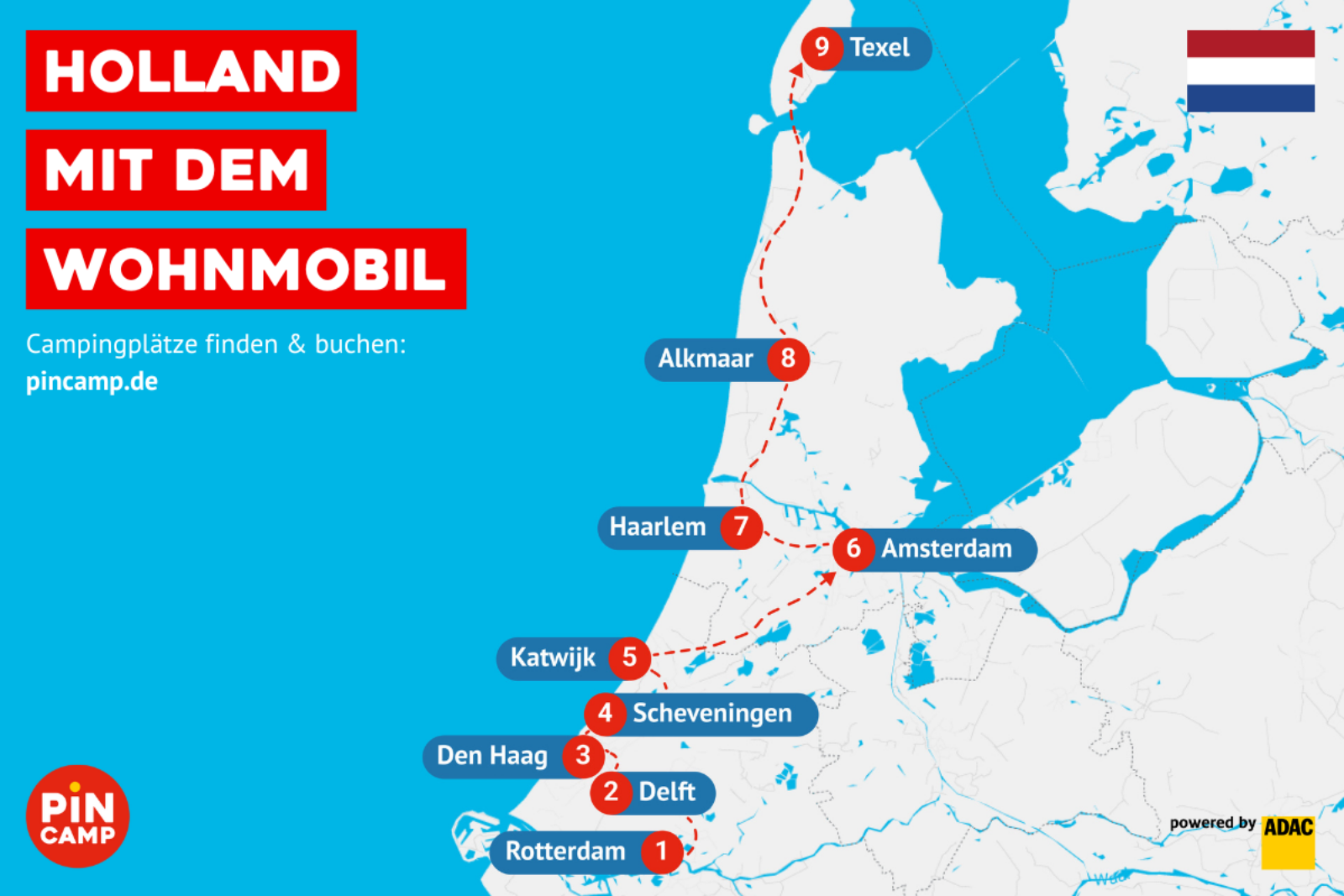 Wie Schnell Darf Man Mit Dem Wohnmobil In Holland Fahren www.pincamp.de