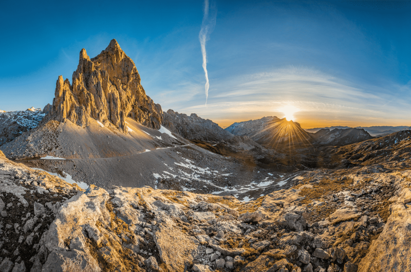 Picos de Europa in Kantabrien, Spanien