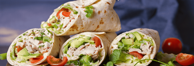 Wrap mit Avocado