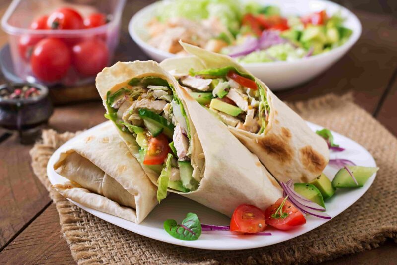 Wrap mit Avocado