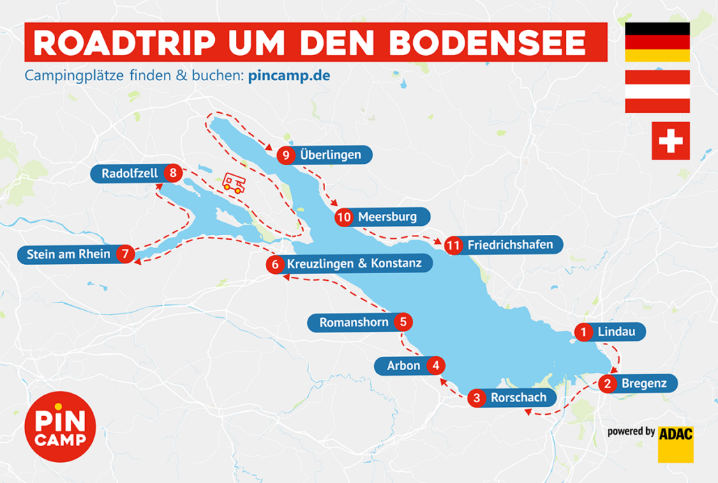 Roadtrip um den Bodensee: Die große Dreiländer-Tour - PiNCAMP Magazin