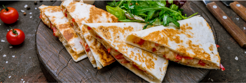 Camping Rezept - Quesadillas