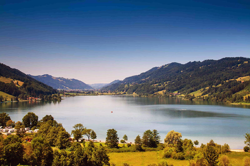 Großer Alpsee im Allgäu, Deutschland