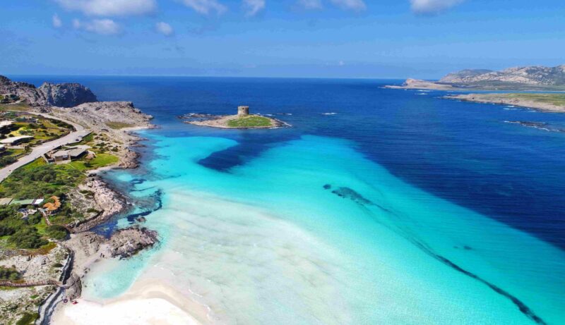 Lagune auf Sardinien