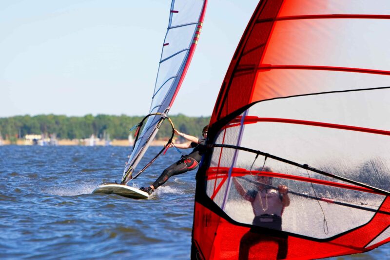 Windsurfen am Steinhuder Meer