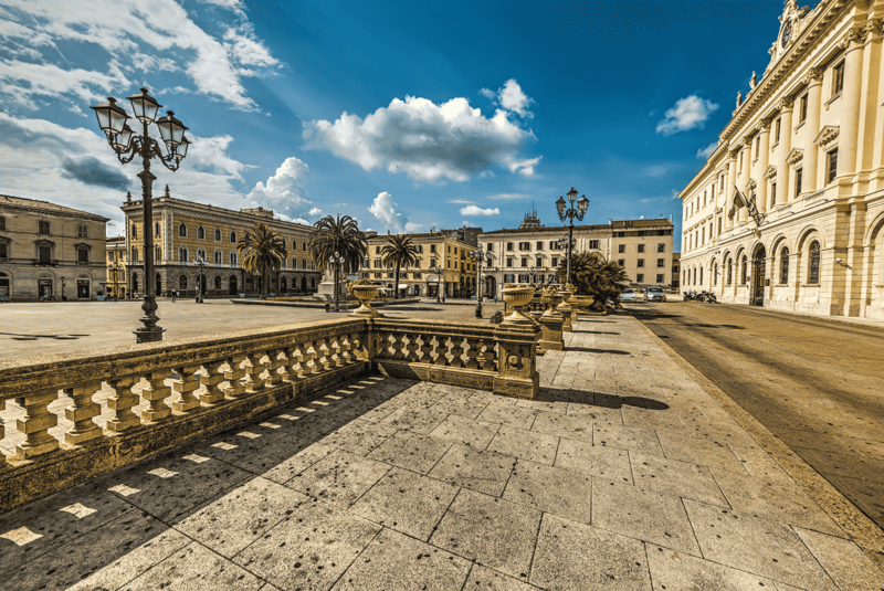 Piazza d'Italia in Sassari