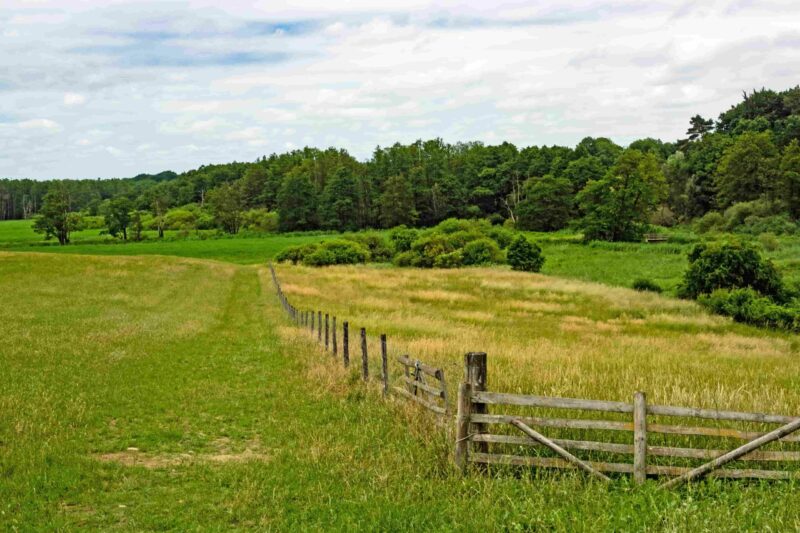 Landschaft im Sternberger Seenland in Mecklenburg-Vorpommern, Deutschland