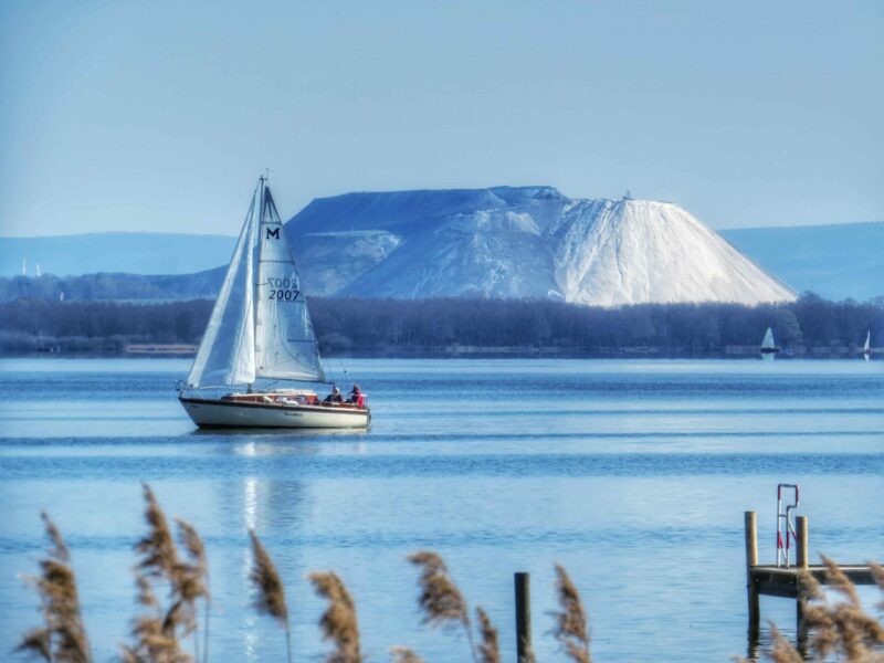 Segelbootsegeln im Steinhuder Meer