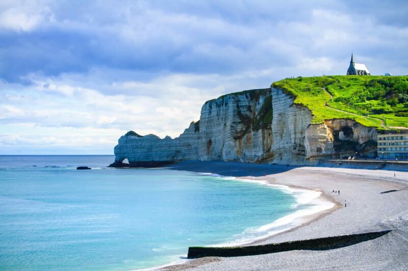 Etretat cliff. Normandie, Frankreich