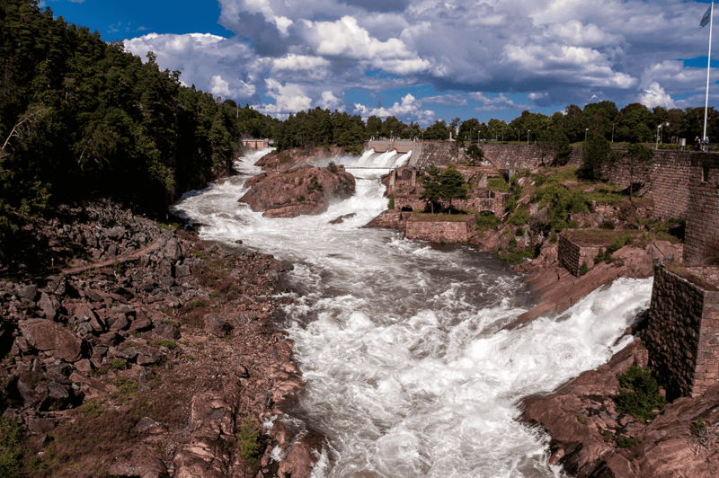 Wasserfall Trollhättan