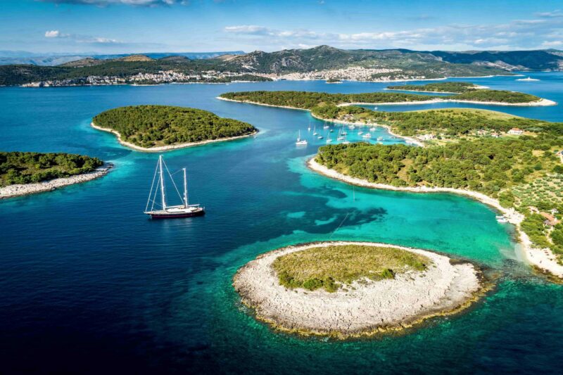 Paklinski-Inseln in Hvar, Kroatien