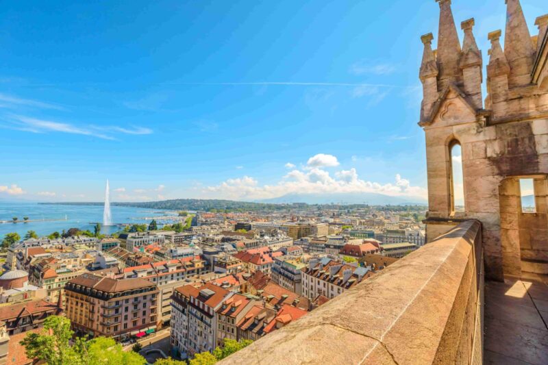 Stadtbild von Genf