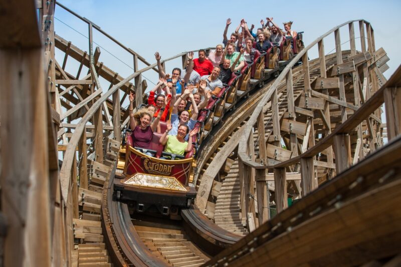 Achterbahn im Europa Park