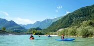 Camping Koren, Kayaking auf dem Fluss