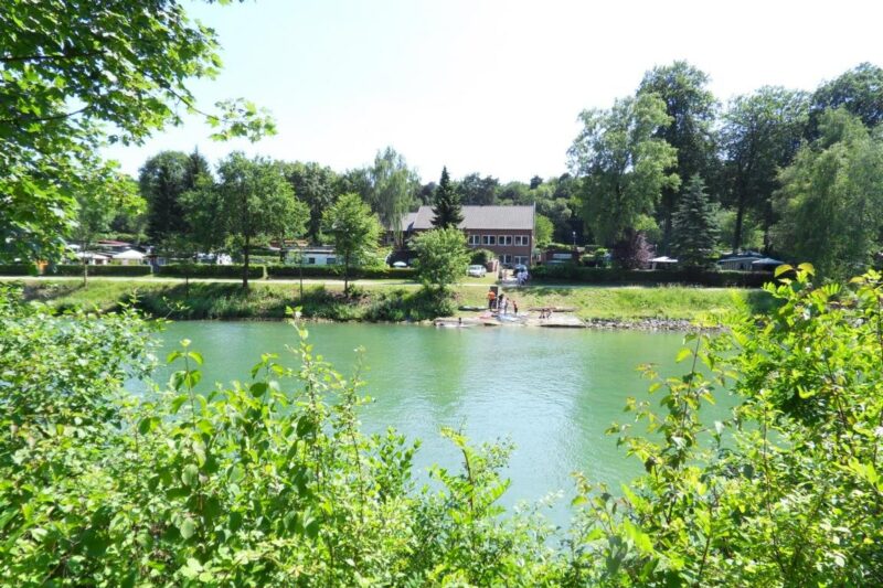 Blick auf den Campingplatz Lippetal