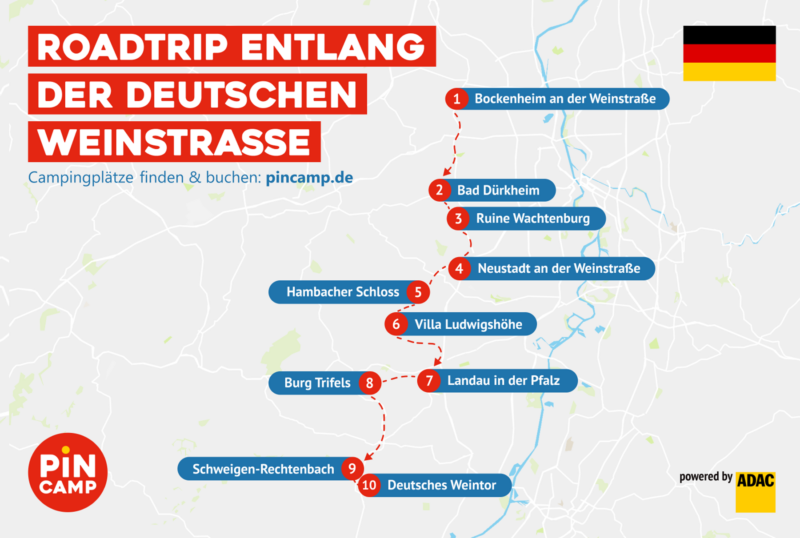 Roadtrip entlang der Deutschen Weinstraße