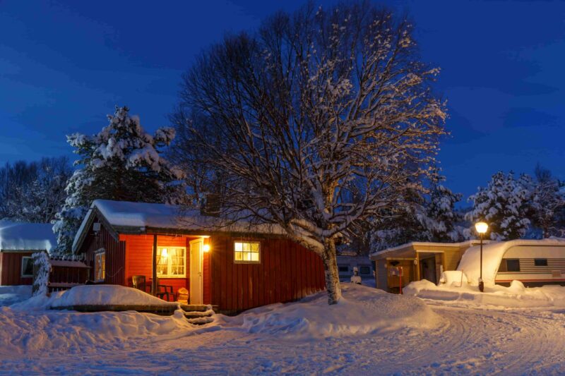 Wintercamping in Skandinavien