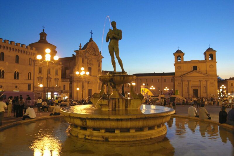 L'Aquila, Abruzzo, Italien