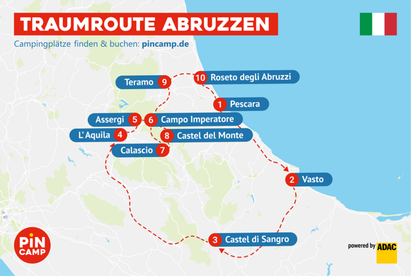 Traumroute Abruzzen