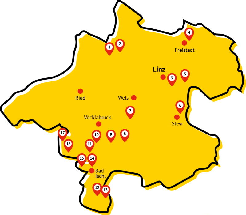 Map-Oberoesterreich