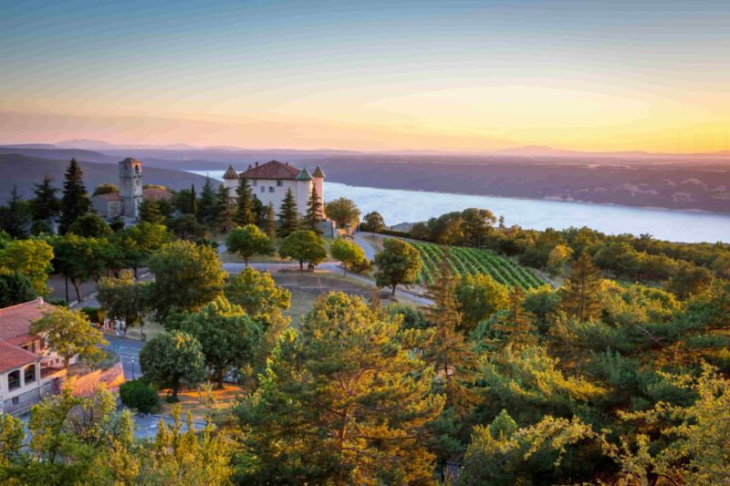 Aiguines, Provence, Frankreich