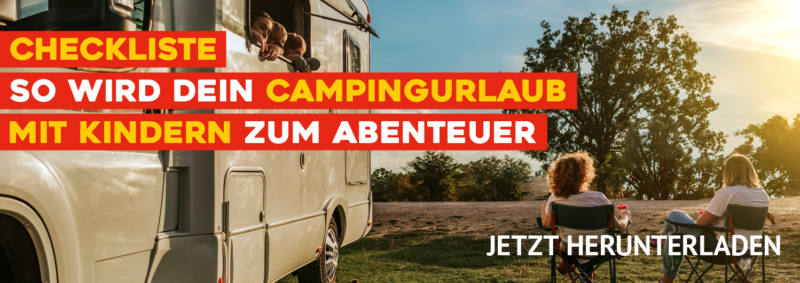 Checkliste Camping mit Kindern