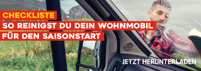 Checkliste Wohnmobil reinigen