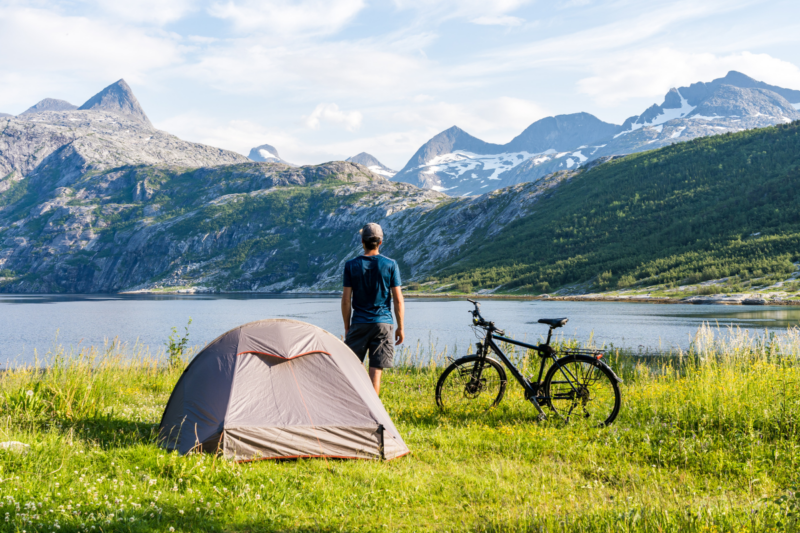 Camping mit Fahrrad © Jens