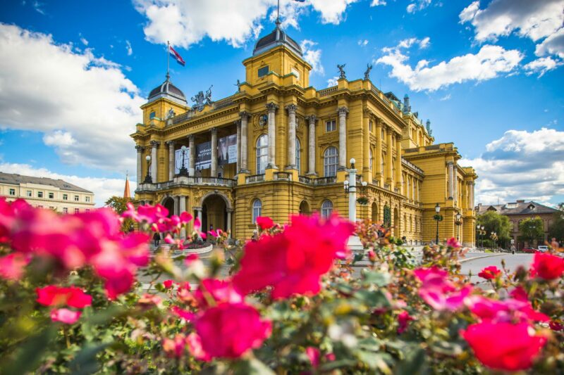 Kroatischen Nationaltheaters in Zagreb