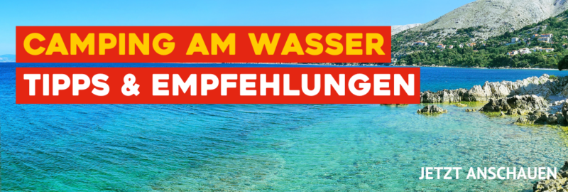 Banner Camping am Wasser