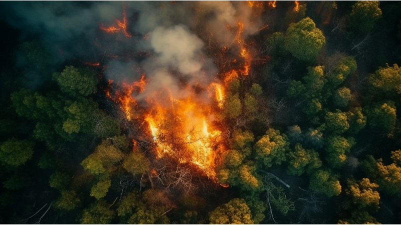Aktuelle Naturkatastrophen: Liste und Überblick für Camper - Waldbrand